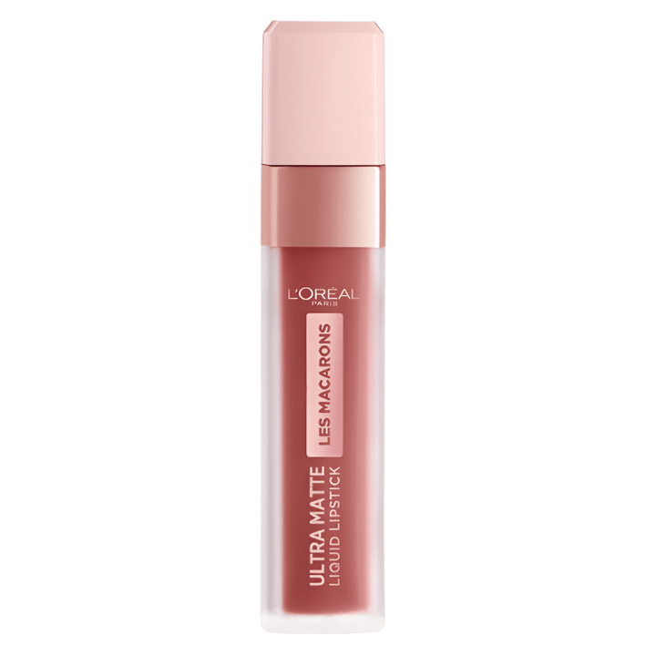 L'Oreal Les Macarons Ultra Matte Liquid Lipstick - 822 Mon Caramel - Branded Beauty