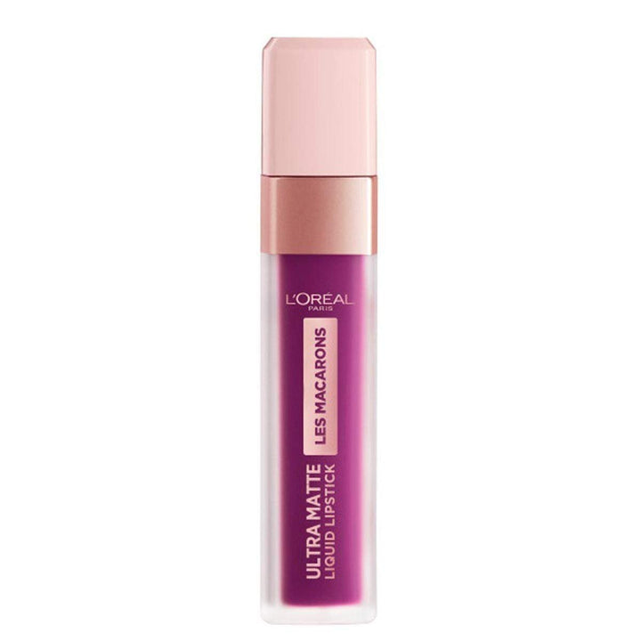 L'Oreal Les Macarons Ultra Matte Liquid Lipstick - 840 Infinite Plum - Branded Beauty