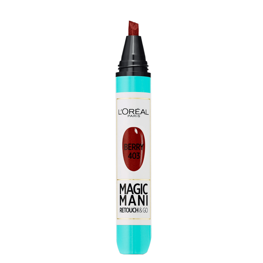 L'Oreal Magic Mani Retouch & Go Nail Polish - 403 Berry - Branded Beauty