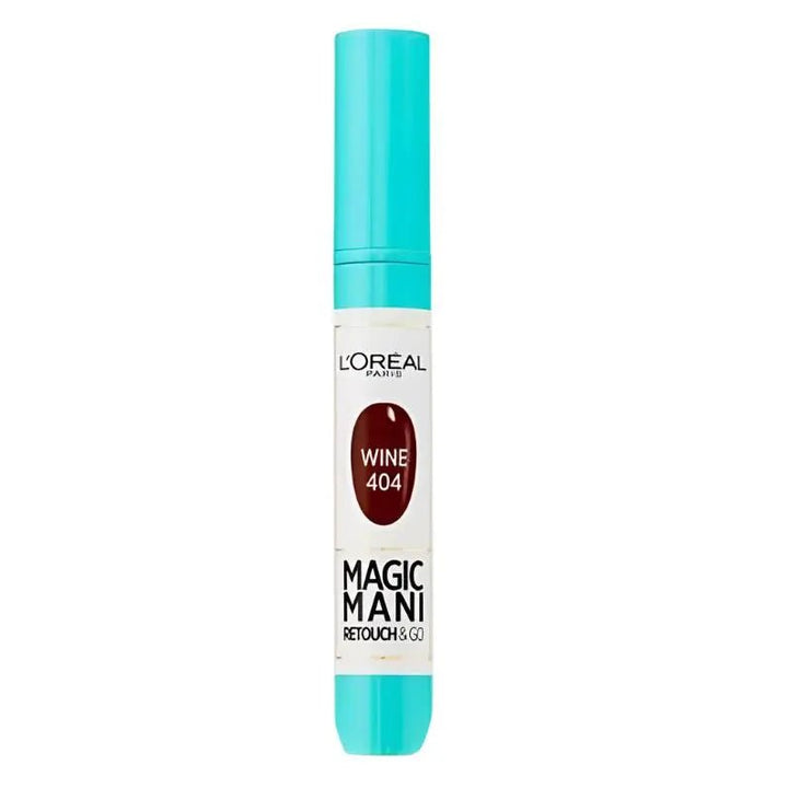 L'Oreal Magic Mani Retouch & Go Nail Polish - 404 Wine - Branded Beauty