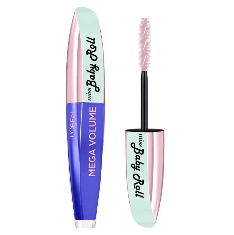L'Oreal Mega Volume Miss Baby Roll Mascara - Indigo - Branded Beauty