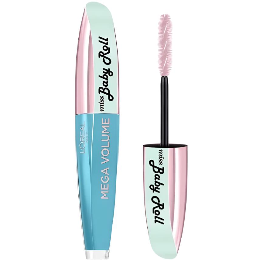 L'Oreal Miss Baby Roll Mascara Mega Volume Teal Blue - Branded Beauty