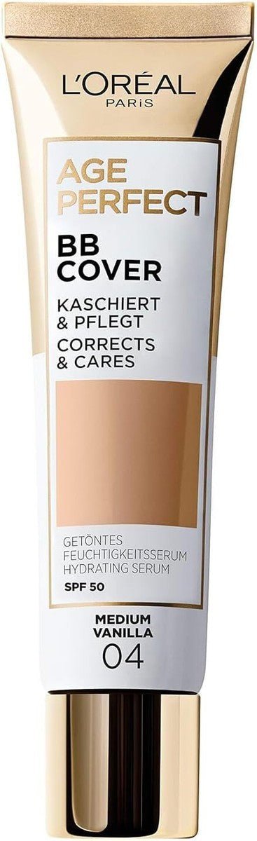 L'Oreal Paris Age Perfect BB Cream - 04 Medium Vanilla - Branded Beauty