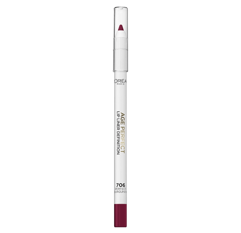 L'Oreal Paris Age Perfect Lip Liner - 706 Perfect Burgundy - Branded Beauty
