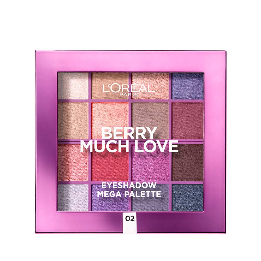 L'Oreal Paris Berry Much Love Eyeshadow Mega Palette - 02 - Branded Beauty