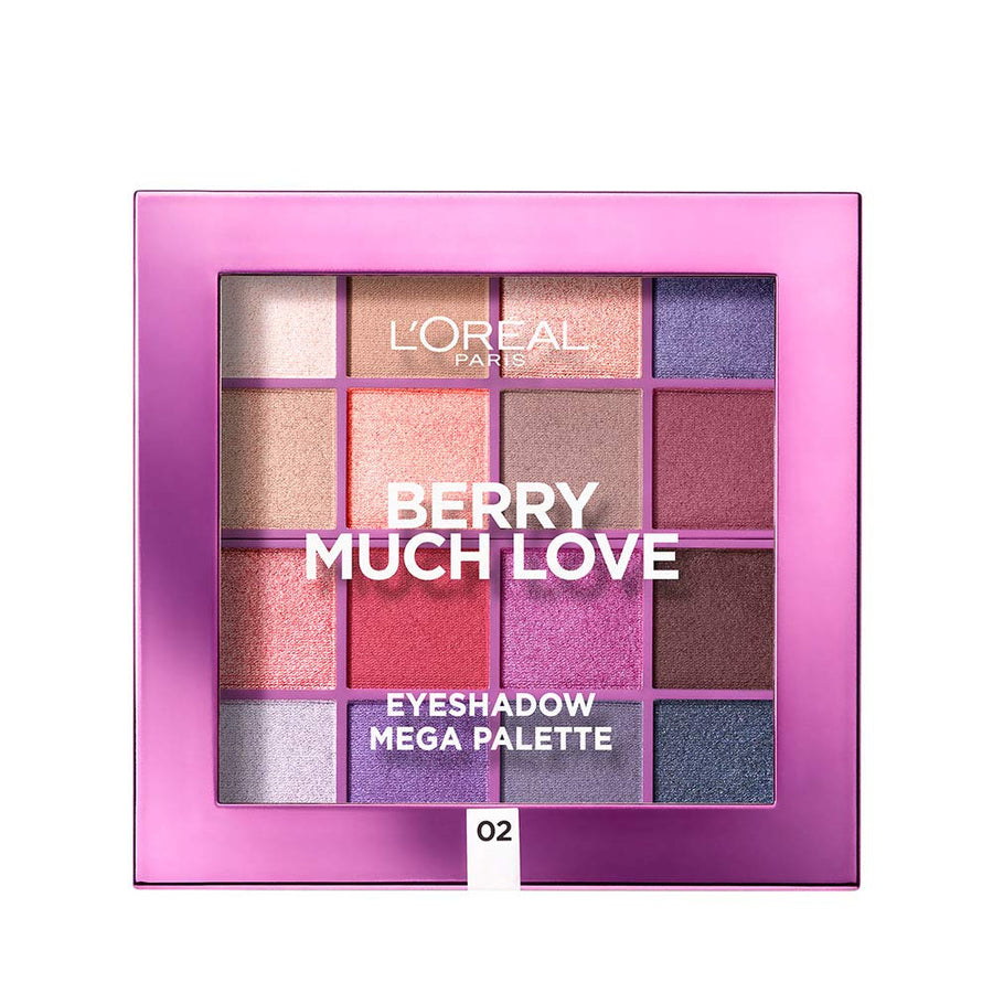 L'Oreal Paris Berry Much Love Eyeshadow Mega Palette - 02 - Branded Beauty