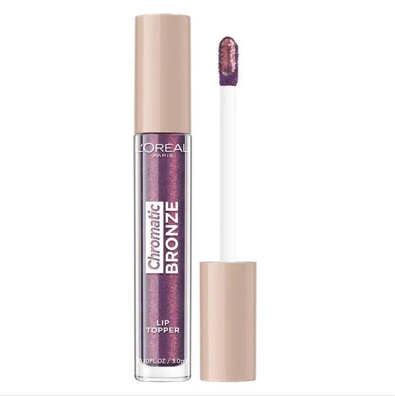 L'Oreal Paris Chromatic Bronze Lip Topper - 03 Purple Fizz - Branded Beauty
