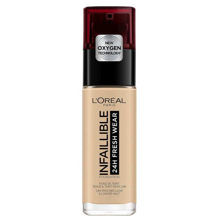 L'Oreal Paris Infaillible 24H Fresh Wear Liquid Foundation - 100 Linen - Branded Beauty