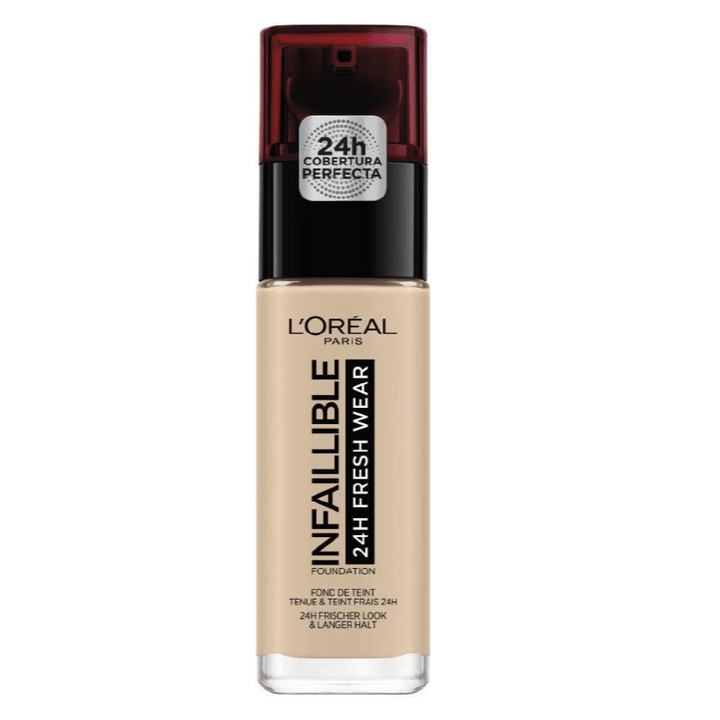 L'Oreal Paris Infaillible 24H Fresh Wear Liquid Foundation - 130 True Beige - Branded Beauty