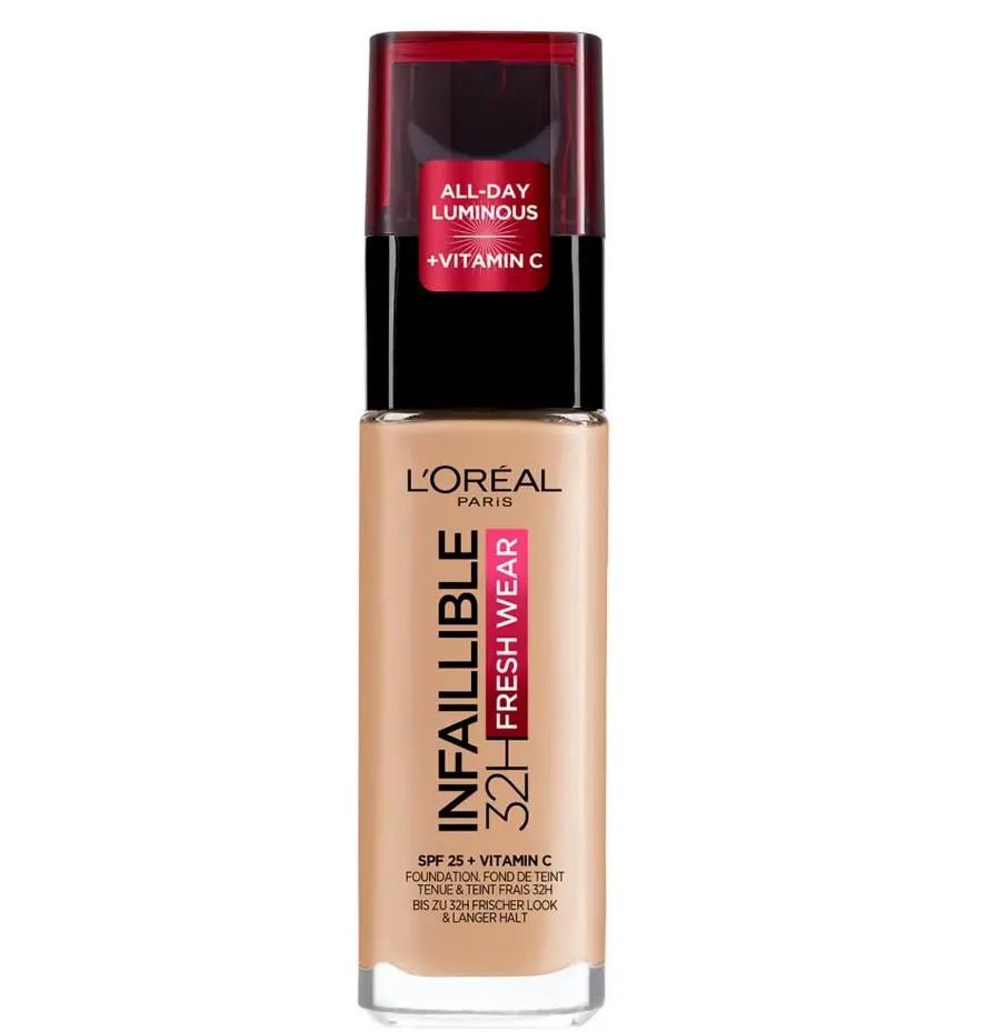 L'Oreal Paris Infaillible 24H Fresh Wear Liquid Foundation - 280 Natural Sun - Branded Beauty