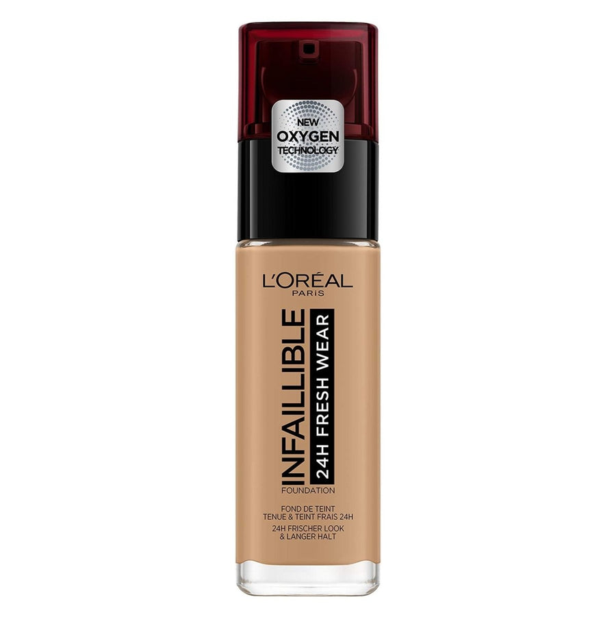 L'Oreal Paris Infaillible 24H Fresh Wear Liquid Foundation - 290 Golden Amber - Branded Beauty