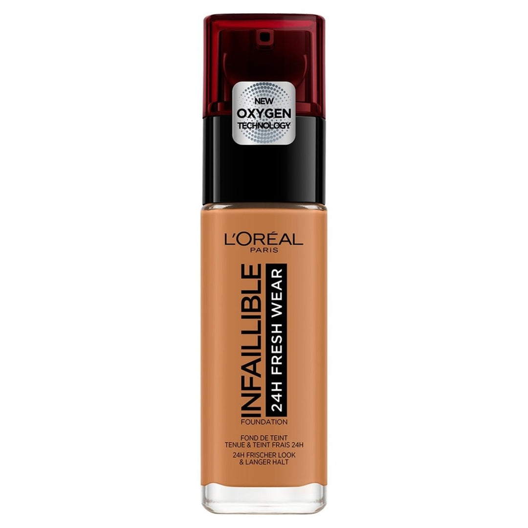 L'Oreal Paris Infaillible 24H Fresh Wear Liquid Foundation - 330 Hazelnut - Branded Beauty