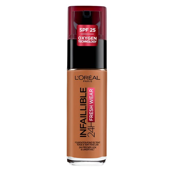 L'Oreal Paris Infaillible 24H Fresh Wear Liquid Foundation - 340 Copper - Branded Beauty