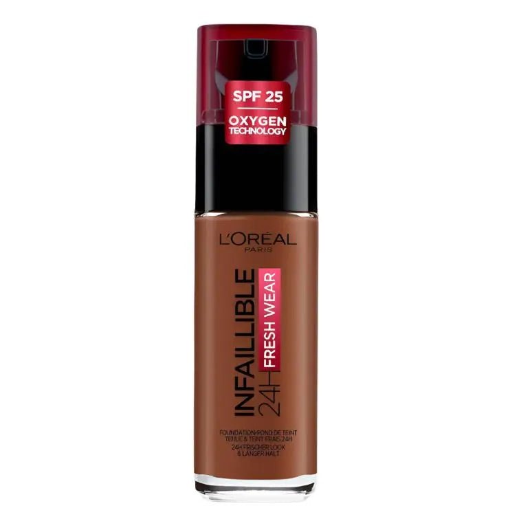 L'Oreal Paris Infaillible 24H Fresh Wear Liquid Foundation - 380 Espresso - Branded Beauty