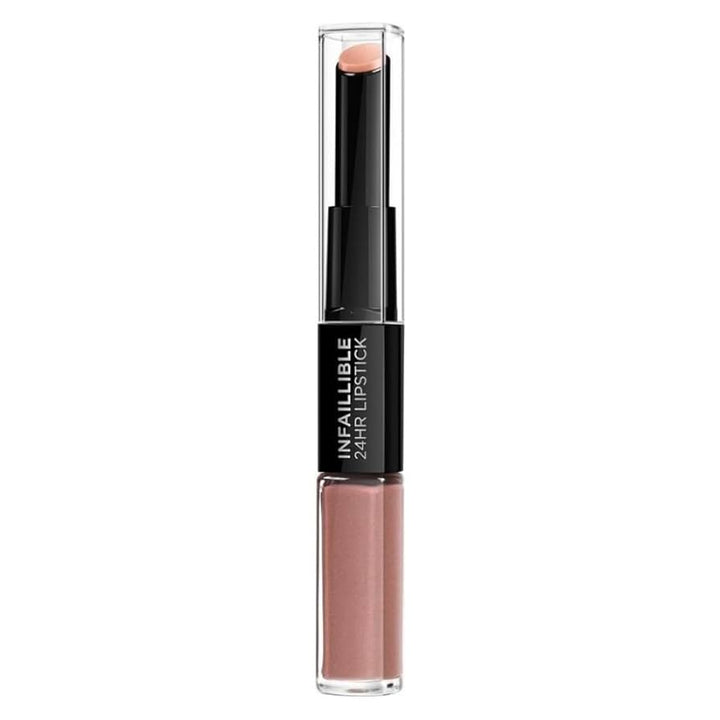 L'Oreal Paris Infaillible 24HR 2 Step Lipstick - 115 Infinitely Mocha - Branded Beauty
