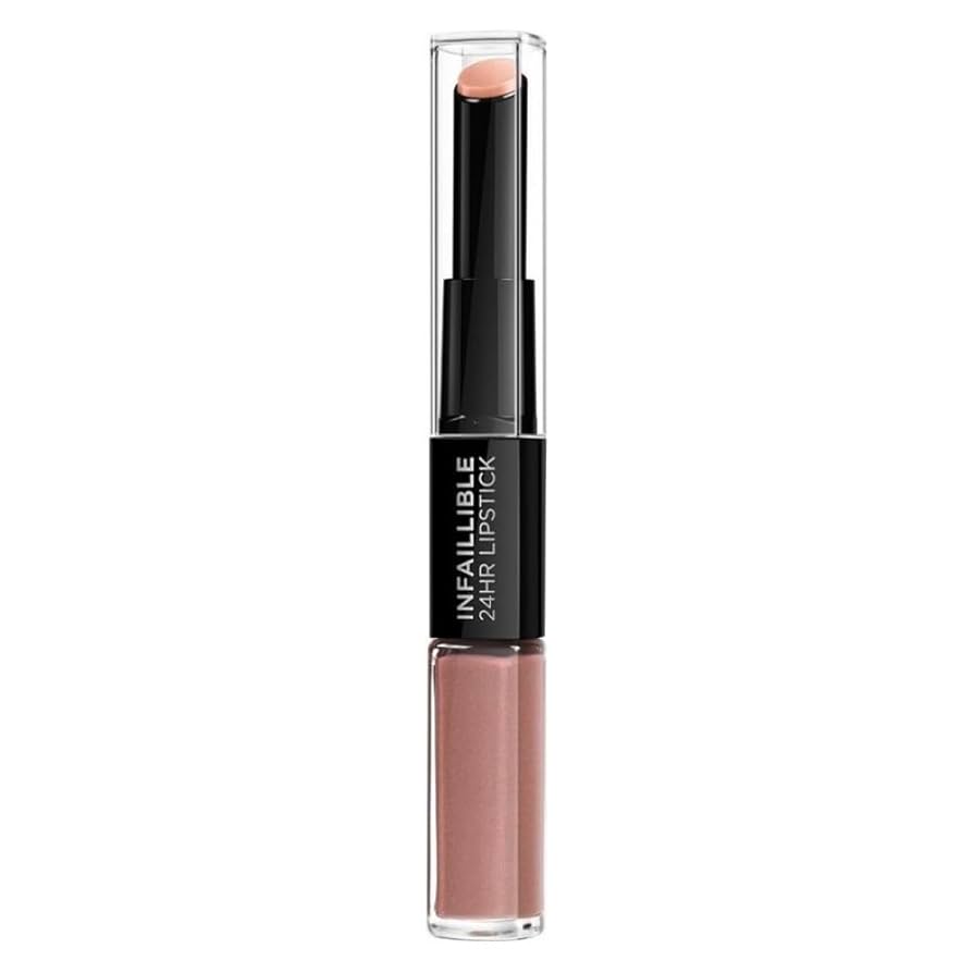 L'Oreal Paris Infaillible 24HR 2 Step Lipstick - 115 Infinitely Mocha - Branded Beauty