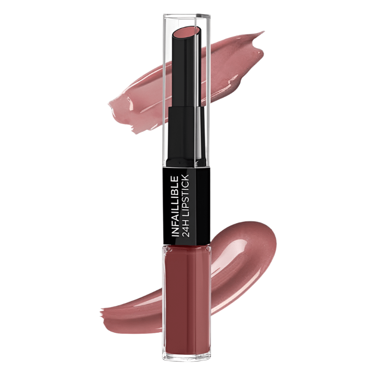L'Oreal Paris Infallible 24HR 2 Step Lipstick - 802 Forever Francaise - Branded Beauty