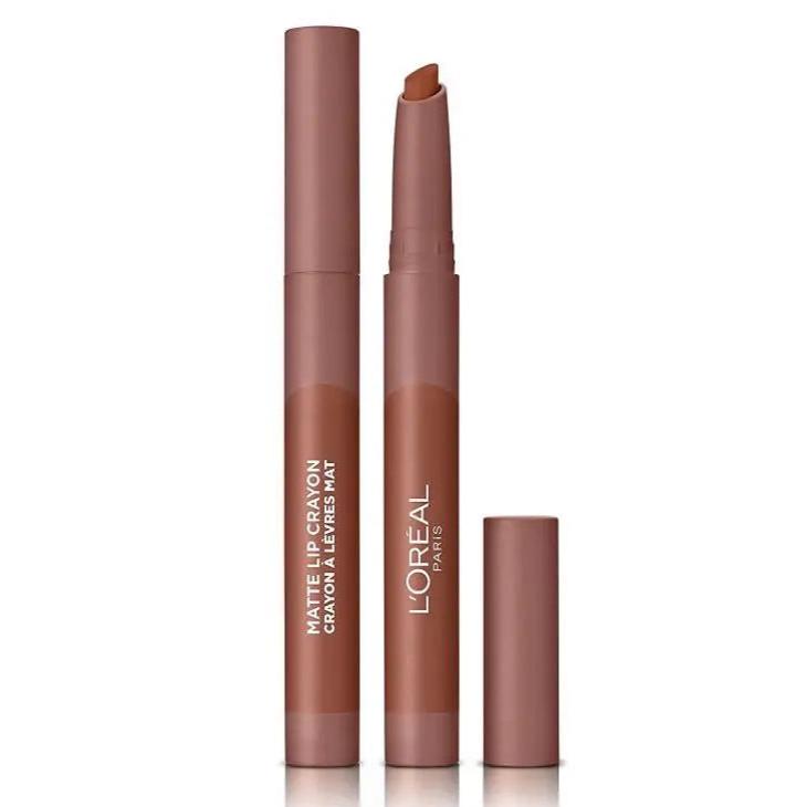 L'Oreal Paris Matte Lip Crayon - 104 Tres Sweet - Branded Beauty