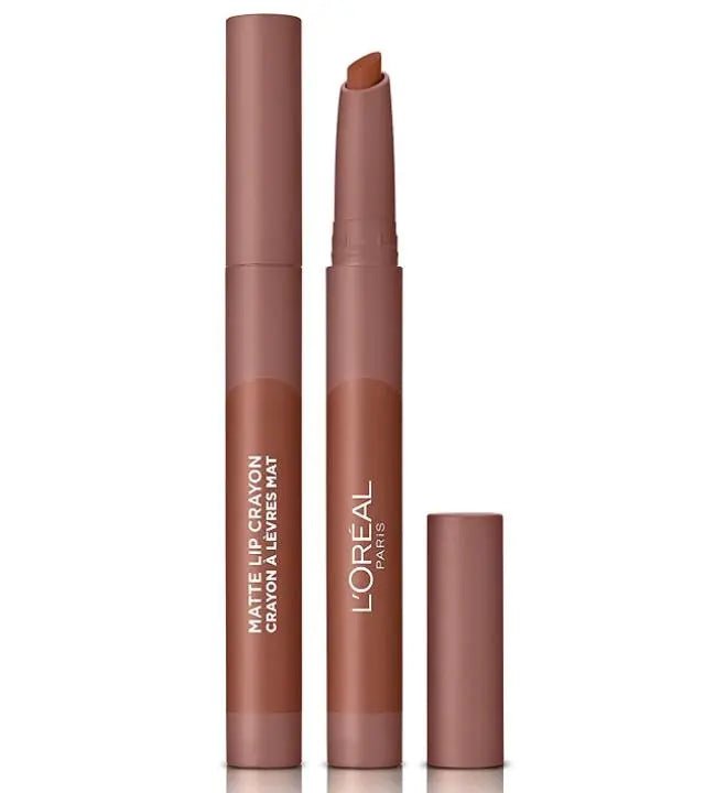 L'Oreal Paris Matte Lip Crayon - 104 Tres Sweet - Branded Beauty