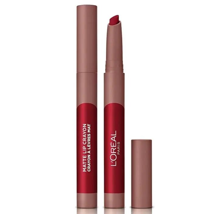 L'Oreal Paris Matte Lip Crayon - 113 Brulee Ever - Branded Beauty