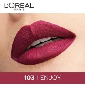L'Oreal Paris Rouge Signature Matte Liquid Lipstick - 103 I Enjoy - Branded Beauty