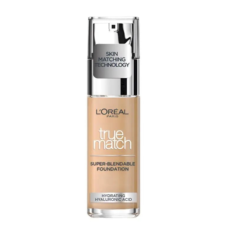 L'Oreal Paris True Match Super Blendable Foundation with Hydrating Hyaluronic Acid - 05R/05C Rose Sand - Branded Beauty