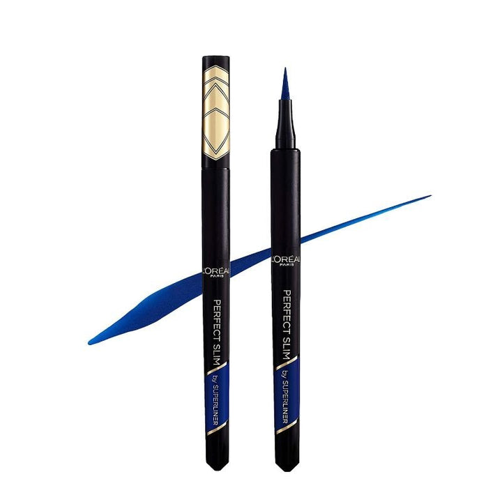 L'Oreal Perfect Slim Waterproof Eyeliner - 04 Navy - Branded Beauty