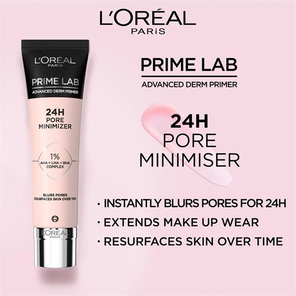 L'Oreal Prime Lab 24H Pore Minimizer Primer - Branded Beauty