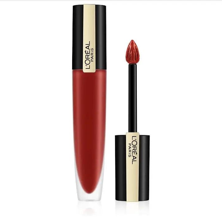 L'Oréal Rouge Signature Liquid Lipstick - 115 I Am Worth It - Branded Beauty
