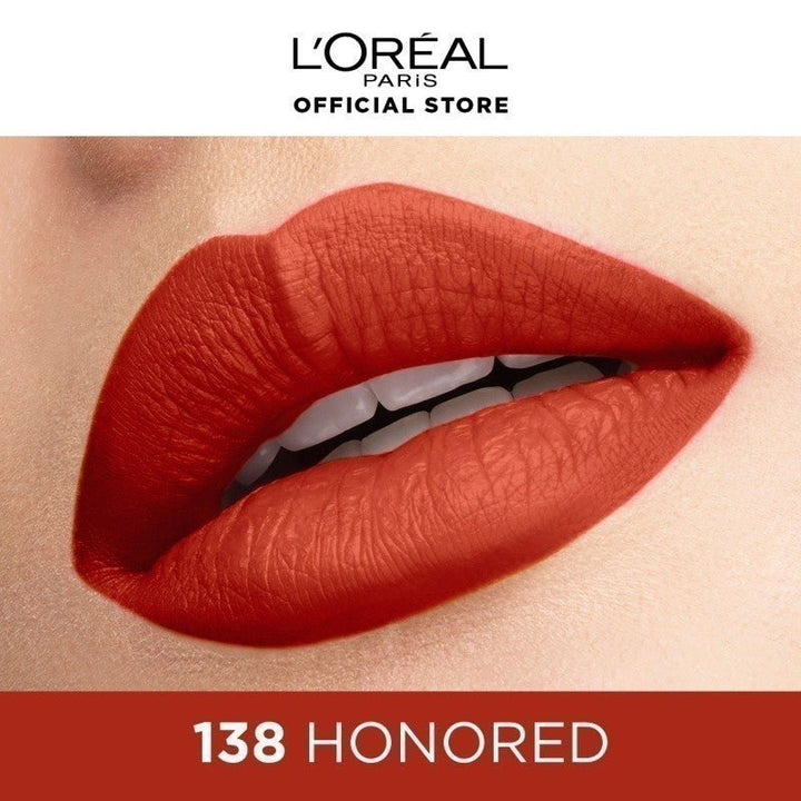 L'Oréal Rouge Signature Liquid Lipstick - 138 Honored - Branded Beauty