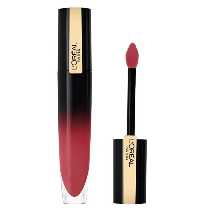 L'Oréal Rouge Signature Liquid Lipstick - 302 Be Outstanding - Branded Beauty