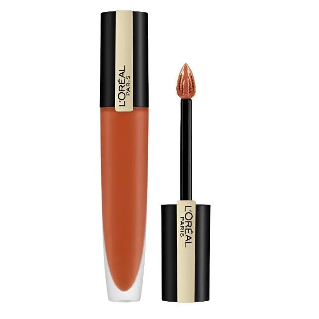 L'Oreal Rouge Signature Matte Lipstick - 112 I Achieve - Branded Beauty