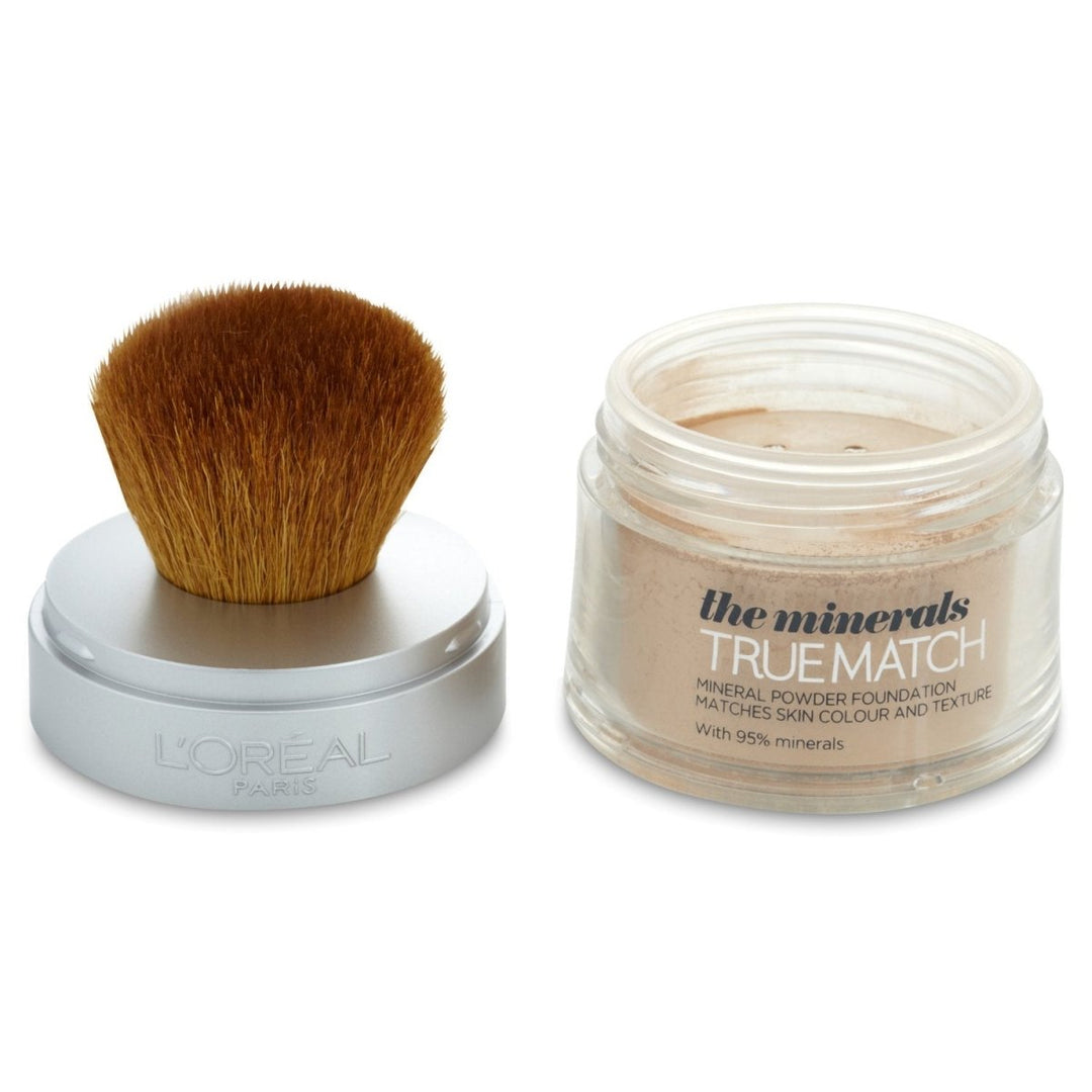 L'Oreal True Match Mineral Powder Foundation - N6 Honey Glow - Branded Beauty