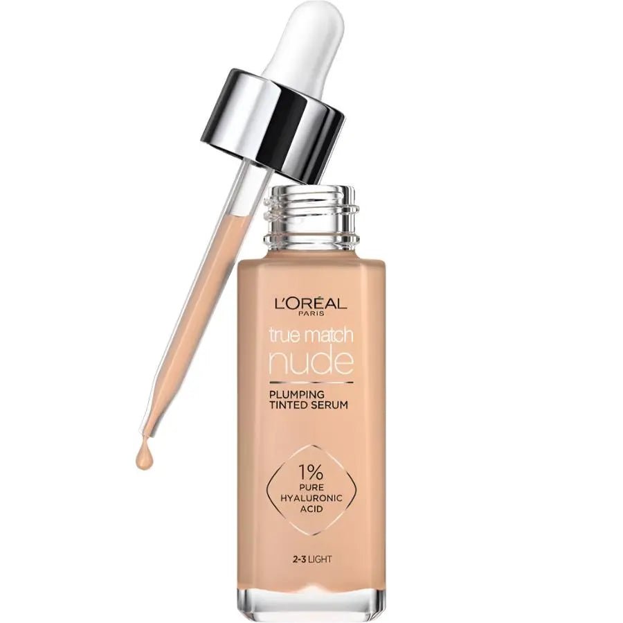 L'Oreal True Match Plumping Tinted Serum - 2 - 3 Light - Branded Beauty