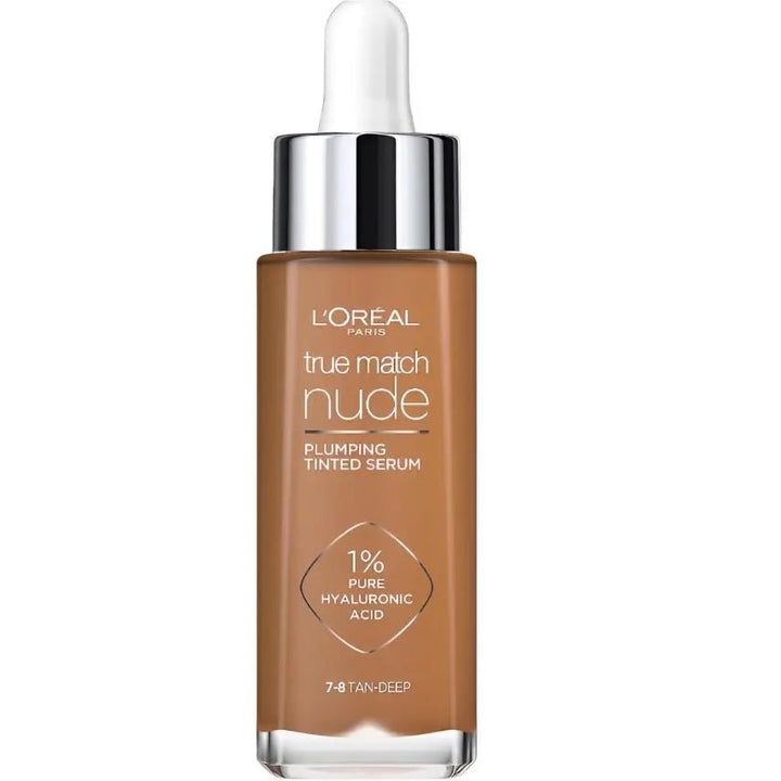 L'Oreal True Match Plumping Tinted Serum - 7 - 8 Tan - Deep - Branded Beauty