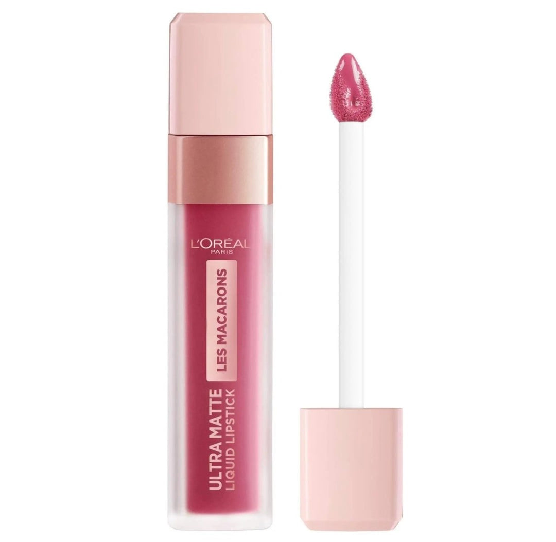 L'Oreal Ultra Matte Liquid Lipstick Les Macarons - 820 Praline de Paris - Branded Beauty