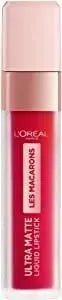 L'Oreal Ultra Matte Liquid Lipstick Les Macarons - 828 Framboise Frenzy - Branded Beauty