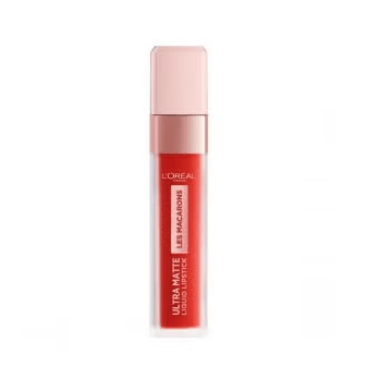 L'Oreal Ultra Matte Liquid Lipstick Les Macarons - 832 Strawberry Sauvage - Branded Beauty