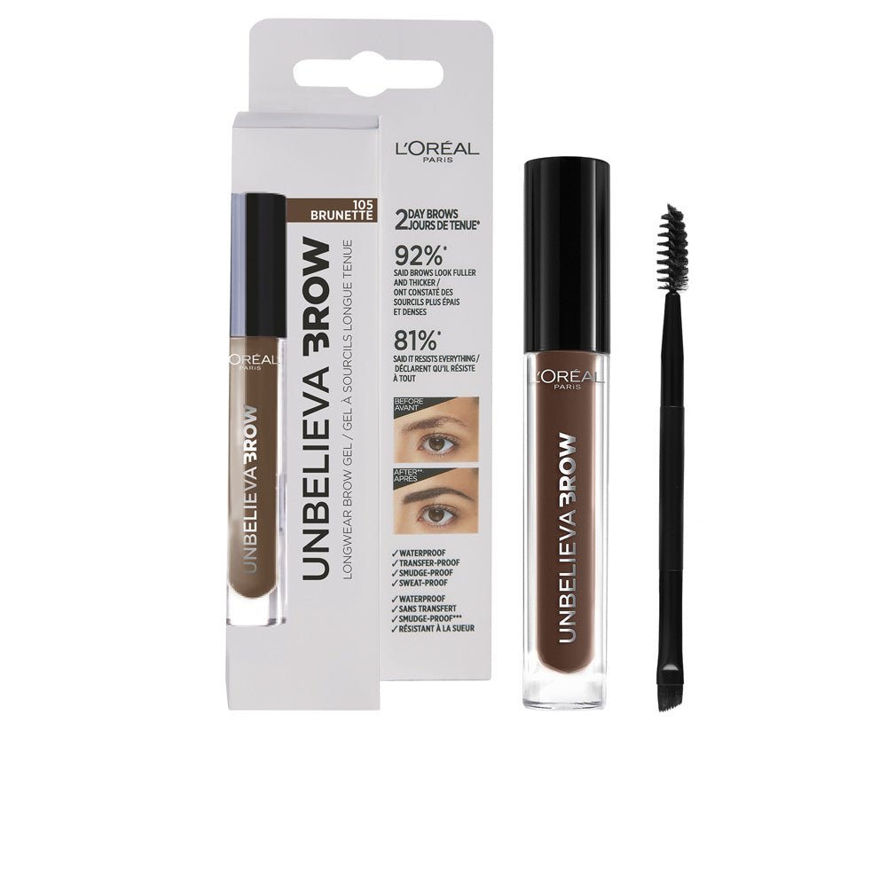 L'Oreal Unbelieva Brow Gel - 105 Brunette - Branded Beauty