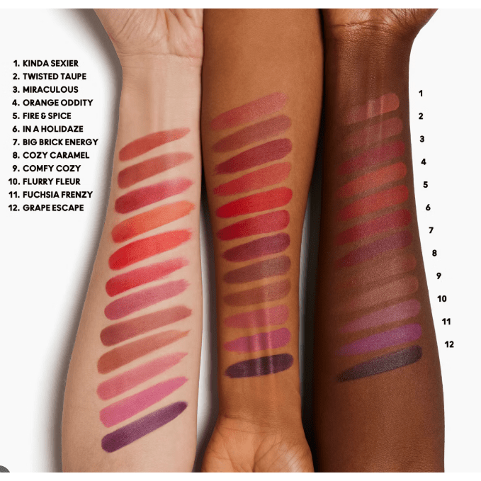 MAC By The Dozen Mini Lip Set 12pcs - Branded Beauty