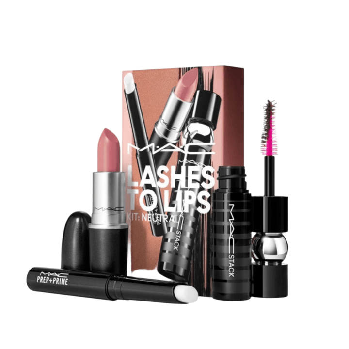 MAC Lashes to Lips Set 3pcs - Nude - Branded Beauty