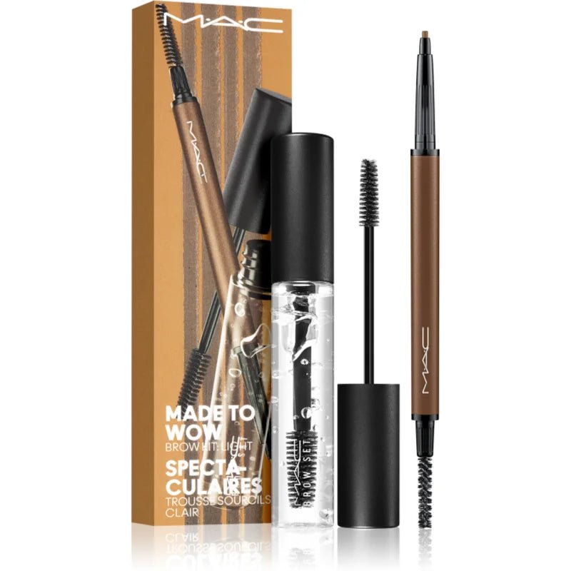 MAC Made to Wow Brow Kit 2pcs - Light - Branded Beauty