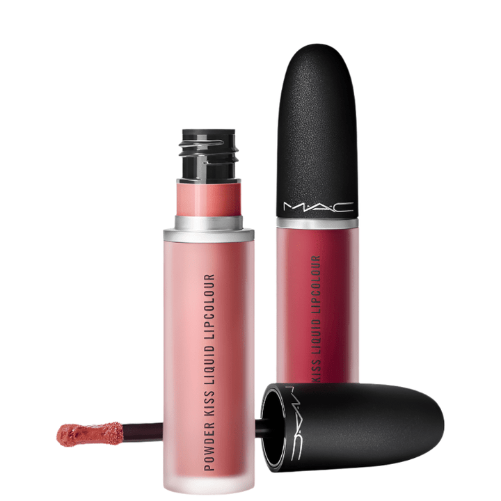 MAC Powder Kiss Lipstick Set 2pcs - Branded Beauty
