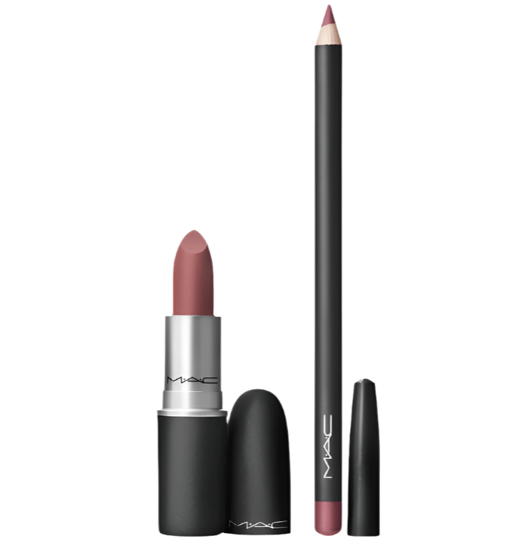 MAC Treasured Kiss Lip Set Lipstick and Liner - Branded Beauty