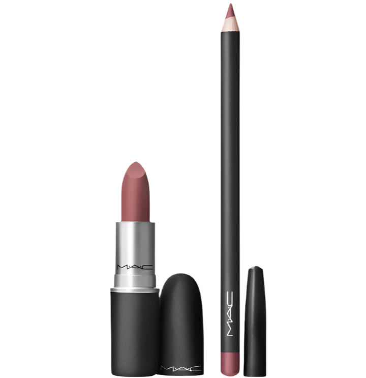 MAC Treasured Kiss Lip Set Lipstick and Liner - Branded Beauty
