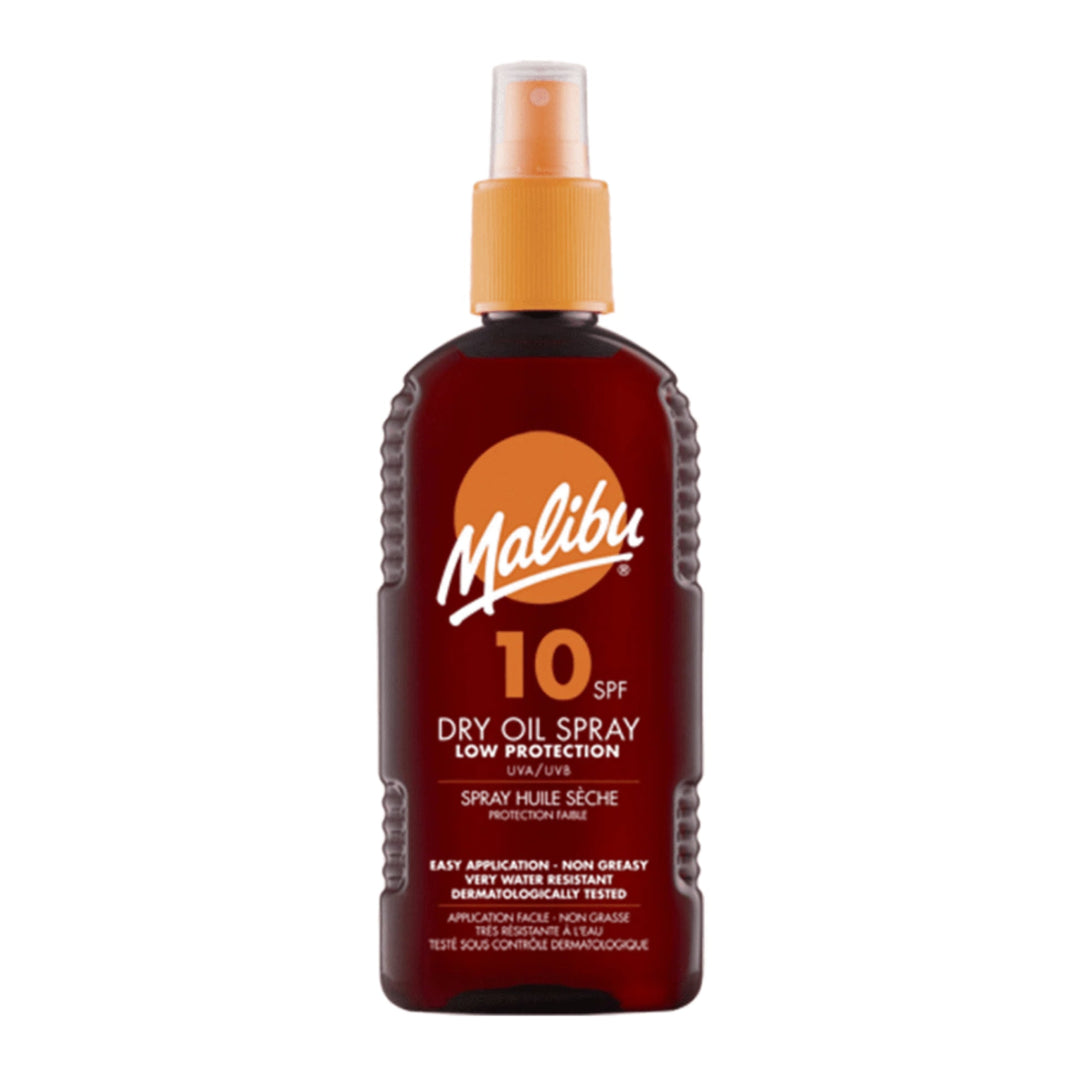 Malibu Dry Oil Spray SPF10 - 200ml - Branded Beauty