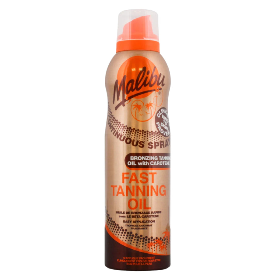 Malibu Fast Tanning Continuous Spray - 175ml - Branded Beauty