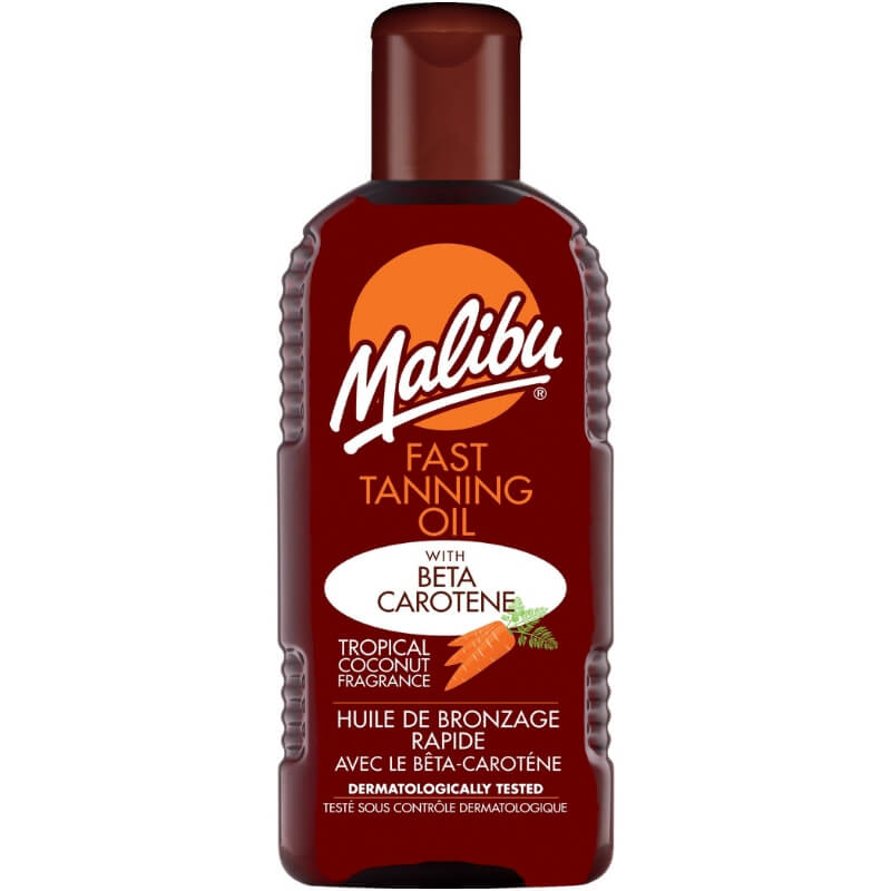 Malibu Fast Tanning Oil - Beta Carotene 200ml - Branded Beauty