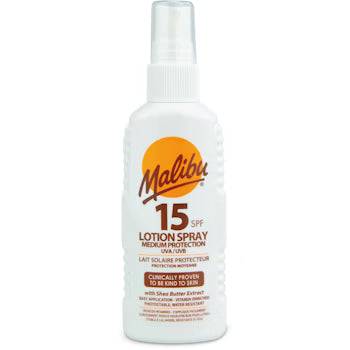 Malibu Sun Tan Lotion Spray SPF15 - 100ml