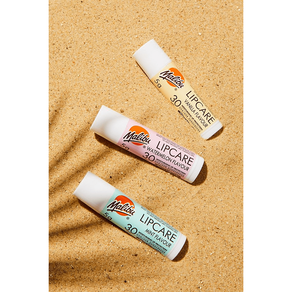 Malibu Sun Protection Lip Balm SPF30 - 3 Pack - Branded Beauty